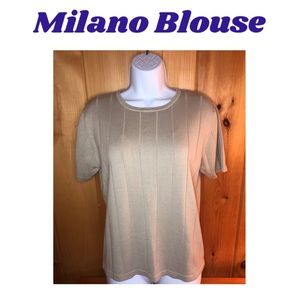 3/$20 🦋 Milano Blouse | Size: Medium